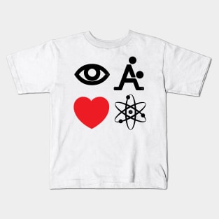 I Fking Love Science by Tai's Tees Kids T-Shirt